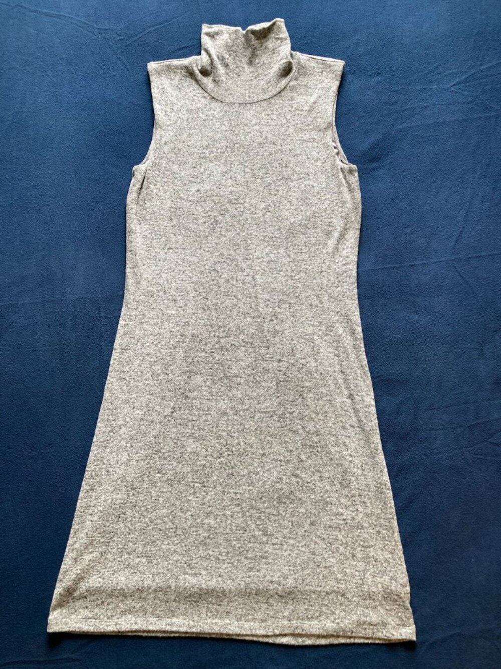 Philosophy Dresses Republic Clothing Grey Sleeveless Mock Turtleneck Sweater Dre
